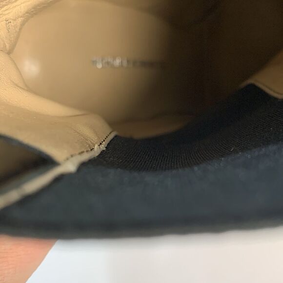 Nicholas Kirkwood black leather round toe high heels Booties 36.5 EUC - Picture 13 of 16